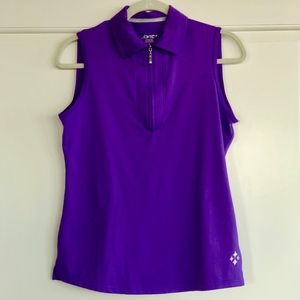 Jofit Women's Golf Sleeveless Top Purple Sz Small